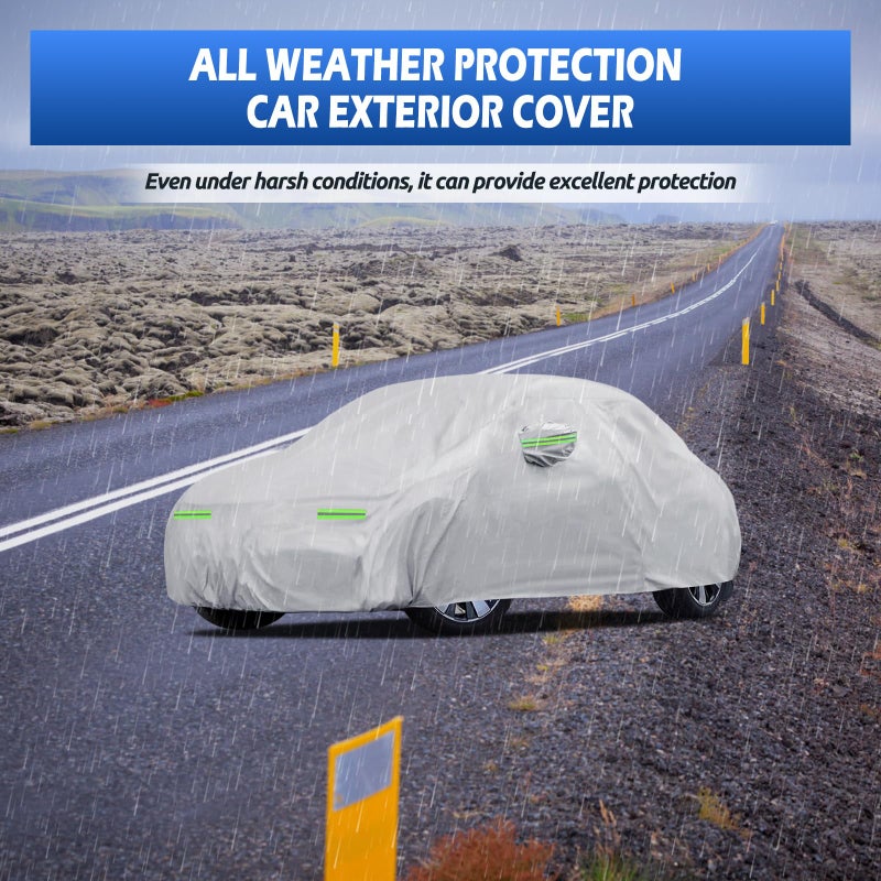 Migaven Car Cover Custom Fit for Volkswagen Beetle 2 Door 1998-2019, Migaven Waterproof Full Exterior Cover Sun Rain Protection with Door Zipper and Cotton Lining - Image 5